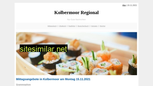 kolbermoor-regional.de alternative sites