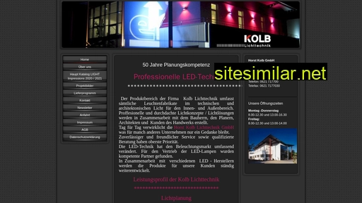 Kolb-lichttechnik similar sites