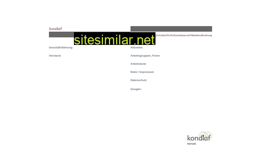kondiaf.de alternative sites