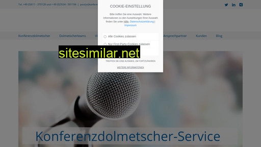 Konferenzdolmetscher-service similar sites