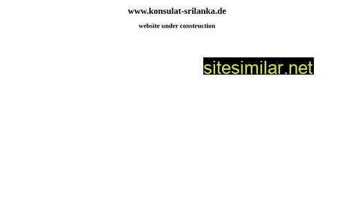 konsulat-srilanka.de alternative sites