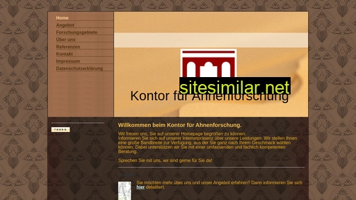 kontor-fuer-ahnenforschung.de alternative sites