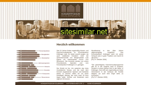 konzertpodium-kuelbingen.de alternative sites