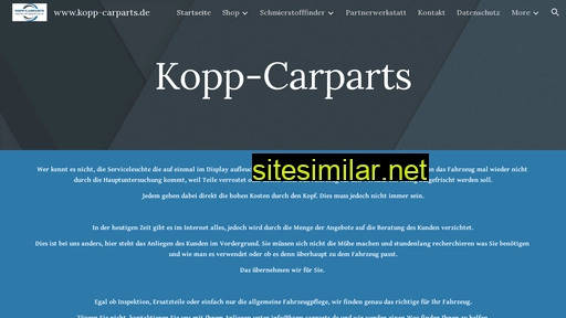 kopp-carparts.de alternative sites