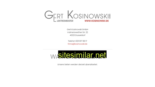 kosinowski.de alternative sites