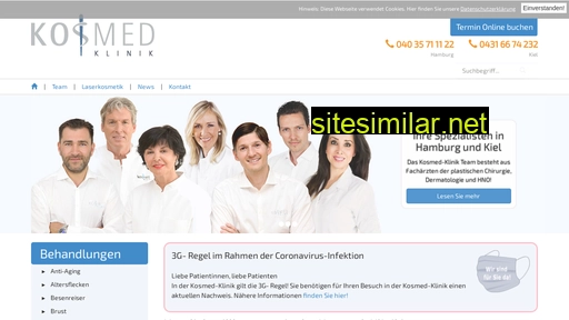 kosmed-klinik.de alternative sites