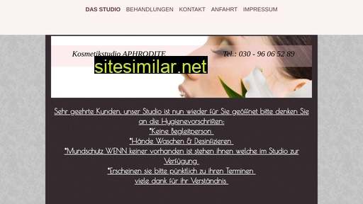 kosmetikstudio-aphrodite-berlin.de alternative sites