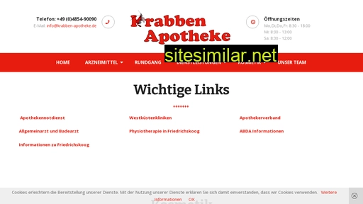 krabben-apotheke.de alternative sites