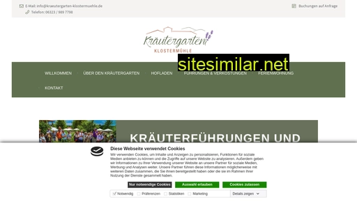 kraeutergarten-klostermuehle.de alternative sites