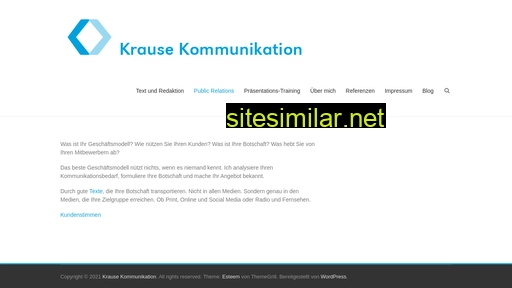 Krause-kommunikation similar sites