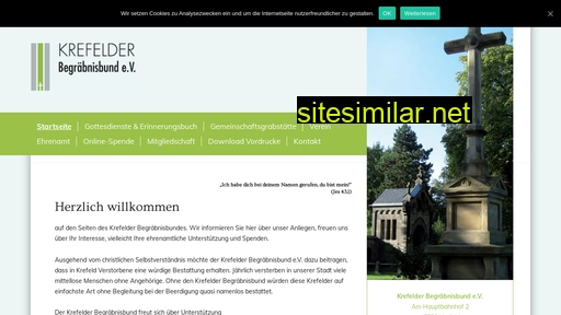 Krefelder-begraebnisbund similar sites