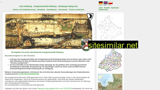 Kreisgemeinschaft-ortelsburg similar sites