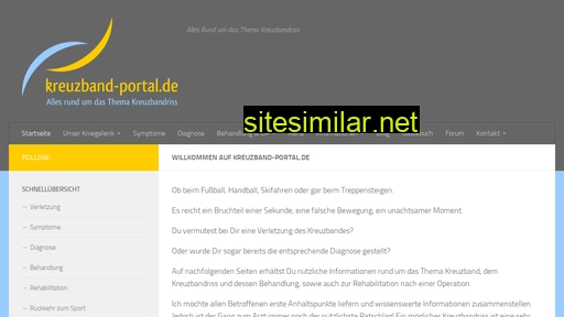 kreuzband-portal.de alternative sites