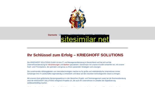 Krieghoff-solutions similar sites