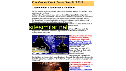 krimi-dinner-show.de alternative sites