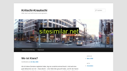 kritschi-krautschi.de alternative sites