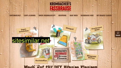 krombachers-fassbrause.de alternative sites