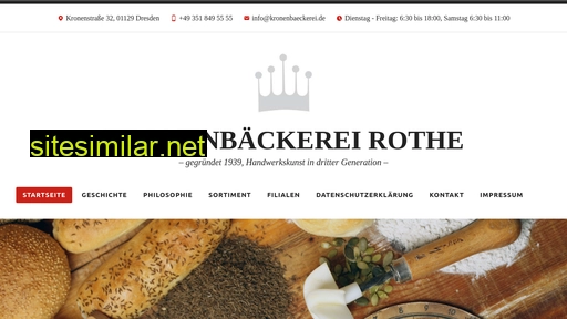 kronenbaeckerei.de alternative sites