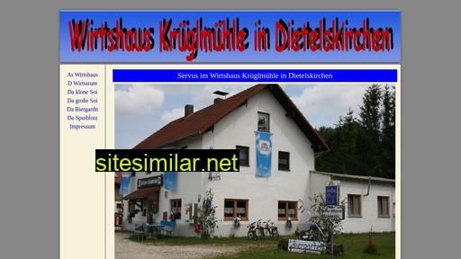 krueglmuehle.de alternative sites