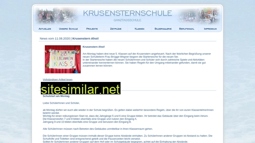 krusensternschule.de alternative sites