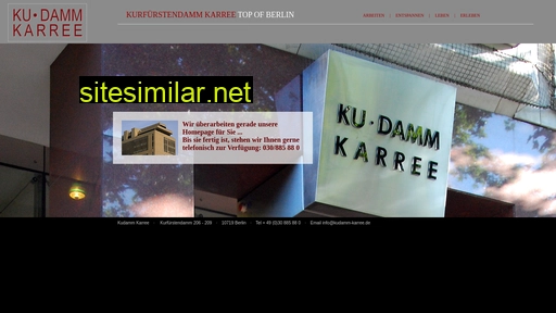 kudamm-karree.de alternative sites