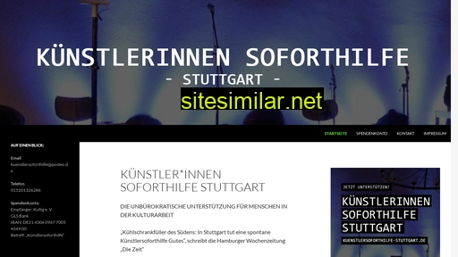 kuenstlersoforthilfe-stuttgart.de alternative sites