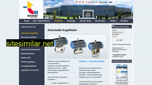 kugelhahn-shop.de alternative sites
