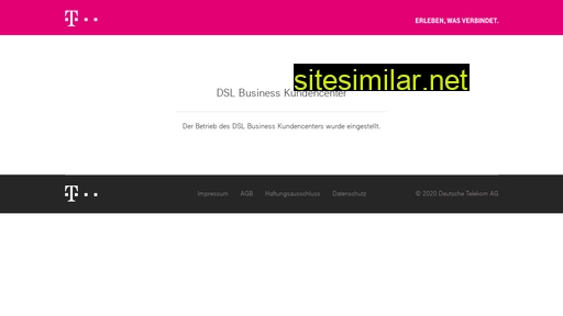 kundencenter.t-dsl-business.de alternative sites