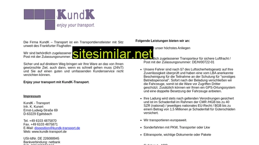 Kundk-transport similar sites