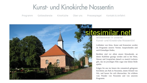 Kunst-kinokirche-nossentin similar sites