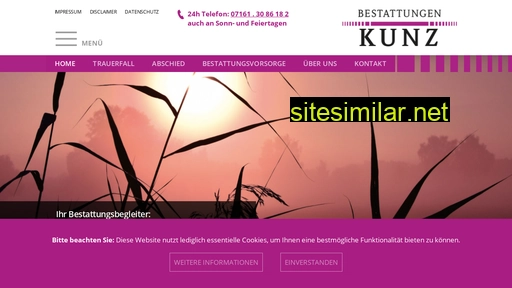 kunz-bestattungen.de alternative sites