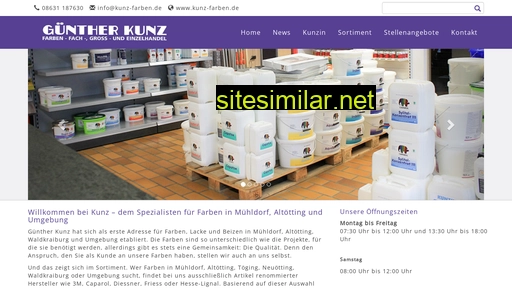 kunz-farben.de alternative sites