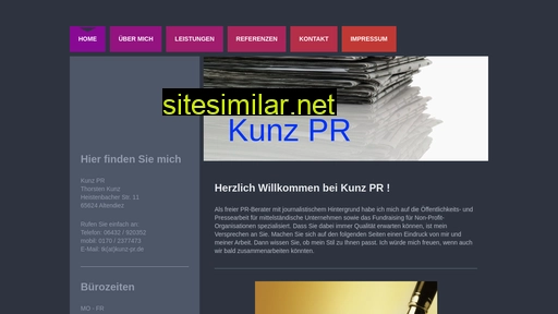 kunz-pr.de alternative sites