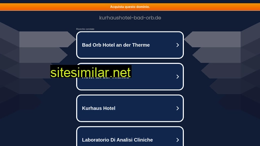 kurhaushotel-bad-orb.de alternative sites