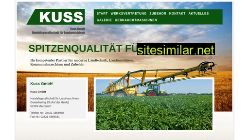 kuss-landmaschinen.de alternative sites