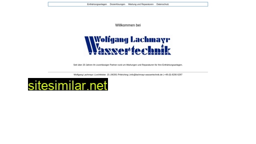 lachmayr-wassertechnik.de alternative sites