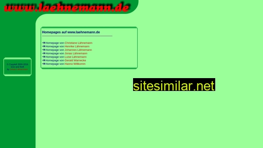 laehnemann.de alternative sites
