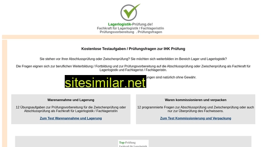 lagerlogistik-pruefung.de alternative sites