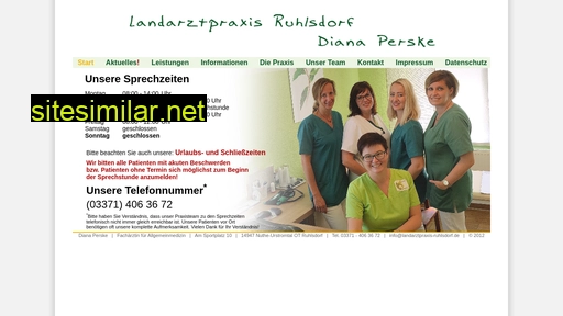 landarztpraxis-ruhlsdorf.de alternative sites