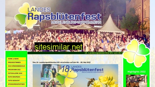 landesrapsbluetenfest.de alternative sites