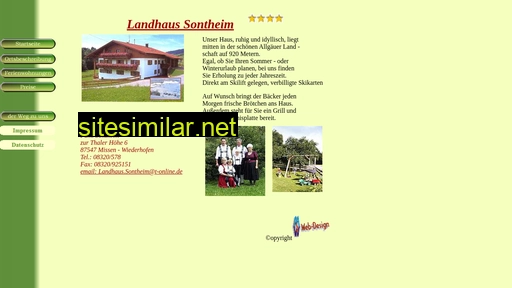 Landhaus-sontheim similar sites