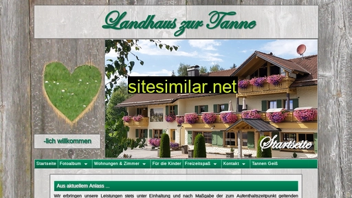 landhaus-zur-tanne.de alternative sites
