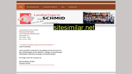 landmetzgerei-schmid.de alternative sites