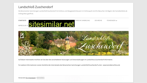 landschloss-zuschendorf.de alternative sites