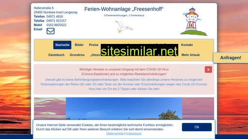 langeoog-freesenhoff.de alternative sites