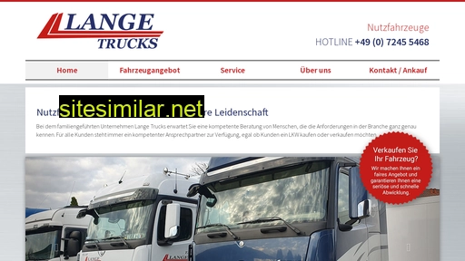 lange-trucks.de alternative sites