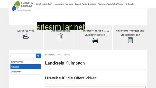 landkreis-kulmbach.de alternative sites
