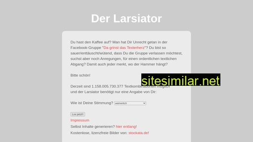 larsiator.de alternative sites