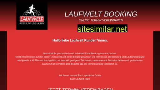 laufwelt-booking.de alternative sites