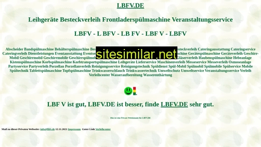 lbfv.de alternative sites